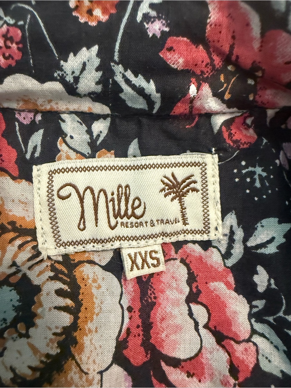 Mille Joni Top in Bloomsburg Floral Button Top Peasant Blouse XXS - Picture 8 of 12